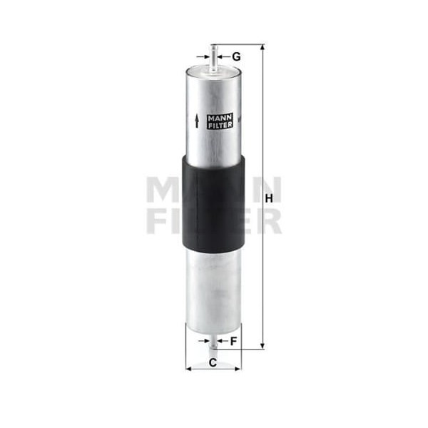 MANN WK5161 Yakıt Filtresi Bmw 3 Bmw 5 Bmw 7 Bmw 8 Bmw Z3
