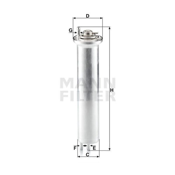 MANN WK532 Benzin Filtresi Bmw 5 Bmw 7 Bmw X5 520I 4.4 V8 