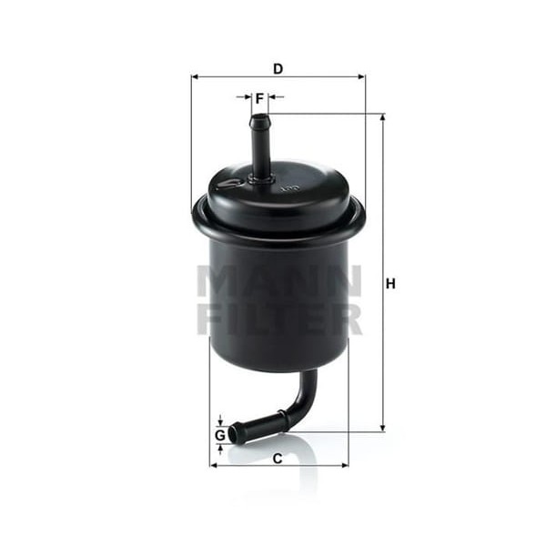 MANN WK61447 Benzin Filtresi Grand Vitara 98-03 1.6 2.0 2.5 V6 24V 