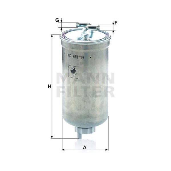 MANN WK85316 Mazot Filtresi Civic Vıı Hb Accord Vıı 1.7 CTDI 1.8 2.0İ Cdtı