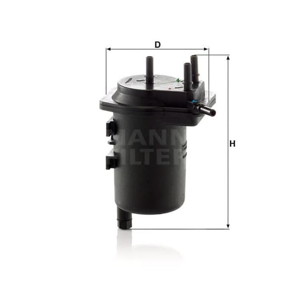 MANN WK9395 Yakıt Filtresi Megane II 03- Scenic II 1.5 DCI 