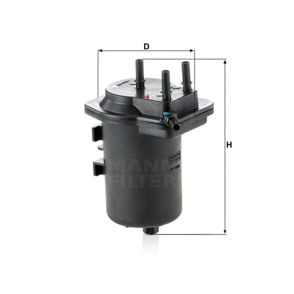 MANN WK9396 Mazot Filtresi CLIO Thalia CLIO II Symbol Kangoo / Micra III IV Note Juke 1.5 DCI Delıks