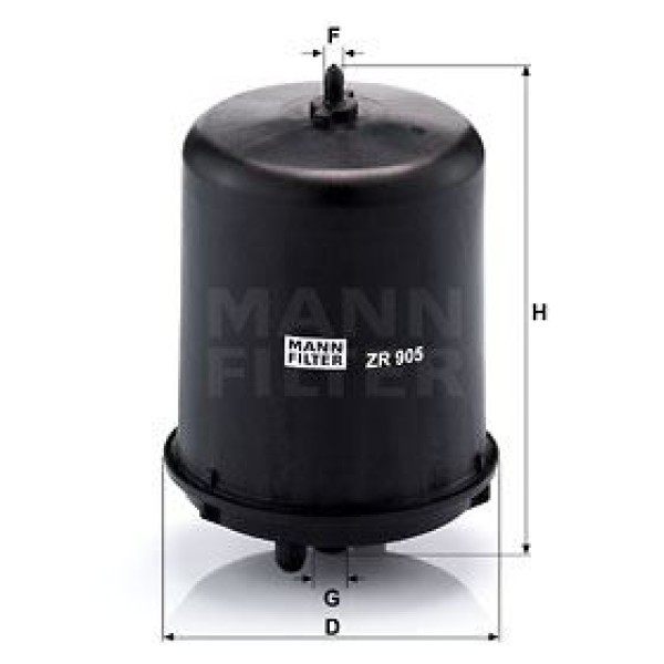 MANN ZR905Z Yağ Filtresi Daf Temsa 