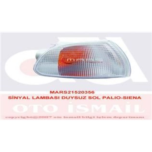 MARS 520356 Sinyal Lambası Sol Palio Siena Duysuz