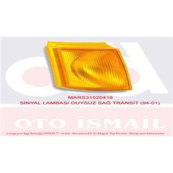 MARS 520418 Sinyal Lambası Sağ Transit 93-00 Duysuz
