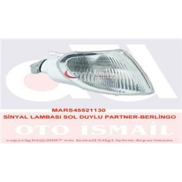 MARS 521130 Sinyal Lambası Sol Partner 96- / Berlingo 96- Duylu