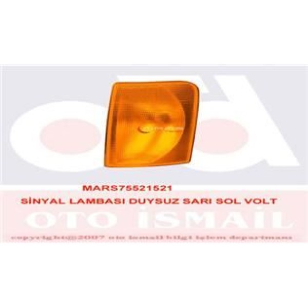 MARS 521521 Sinyal Lambası Sol Lt35 96-03 Duysuz Sarı