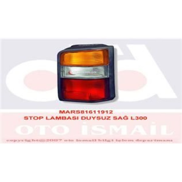 MARS 611912 Stop Lambası Sağ L300 90-10 Duysuz