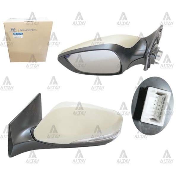 MOBIS 876103X170 Ayna Dış Dikiz Elantra 11-16 Elektrikli Sinyalli Isıtmalı Otomatik Katlanır Sol