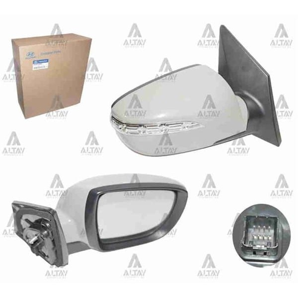 MOBIS 876202S390 Ayna Dış Dikiz Ix-35 10-15 Elektrikli Sinyalli Isıtmalı Otomatik Katlanır Sağ