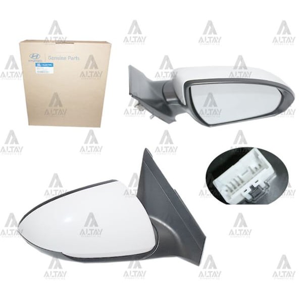 MOBIS 87620F2030 Ayna Dış Dikiz Elantra 16-18 Elektrikli Isıtmalı Sağ 