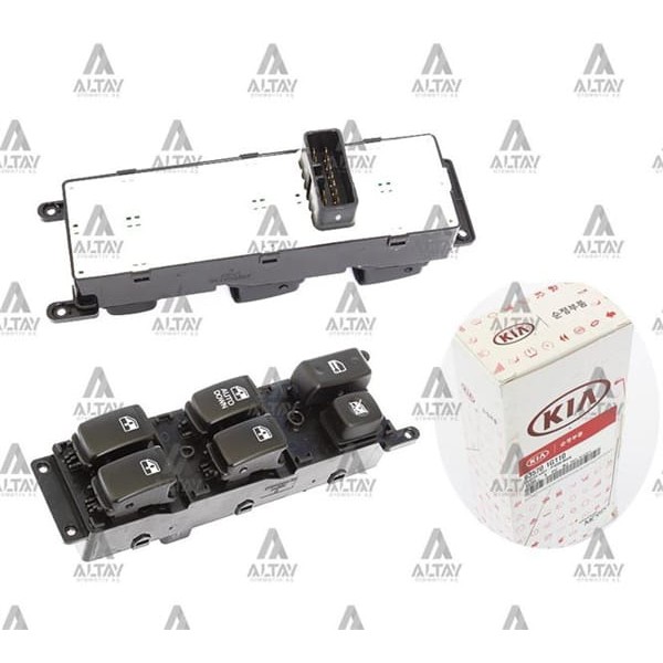 MOBIS 935701G110 Düğme Cam Açma Rio 06-11 Sol (4 Cam Kilit Butonlu)
