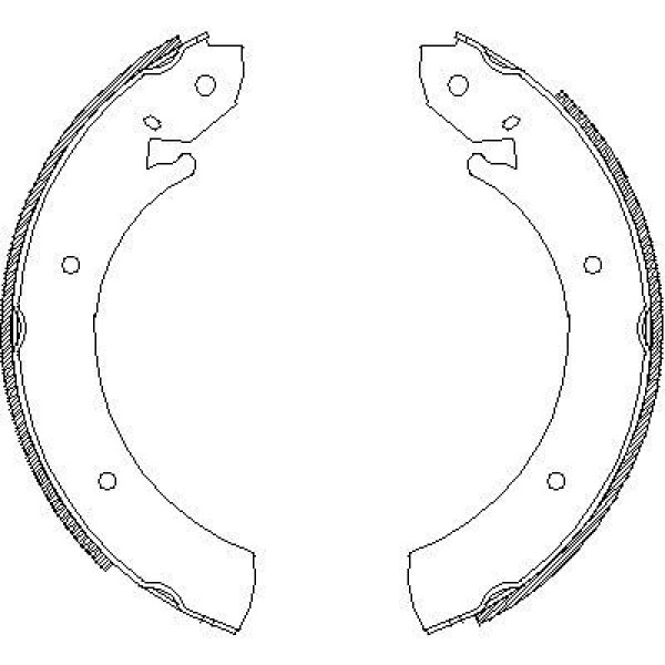MANDO MLH06 Kampana Balata H100 Mınıbüs 94-08 / Actyon 05- Kyron 05- / Korando / Levend 254X57 