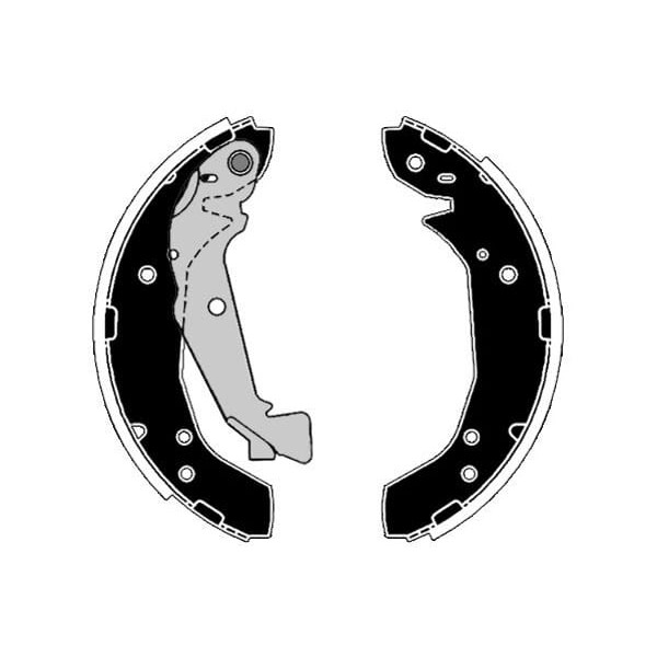 MANDO MLH09 Arka Pabuç Balata Sonata IV 2.0 16V-2.4 16V (98-04) Kia Magentıs 2.0 01- 