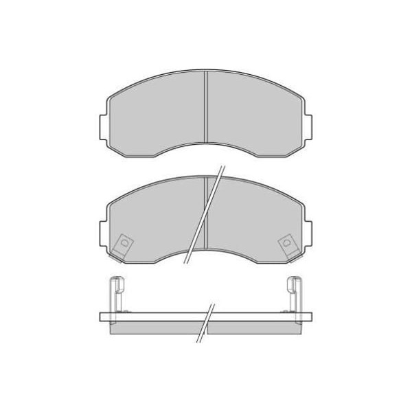 MANDO MPK14 Ön Balata Kia Sportage 2.0 2.0İ 16V 2.0Td (94-03)