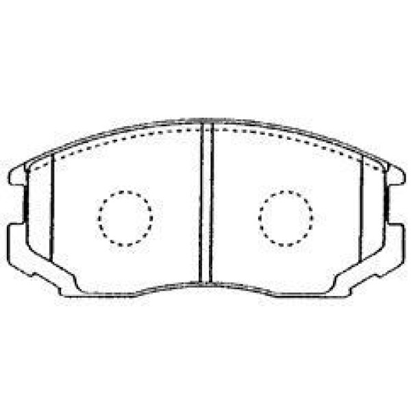 MANDO MPM01 Ön Balata Colt (90-03) Lancer (95-03)Mırage (91-95) 