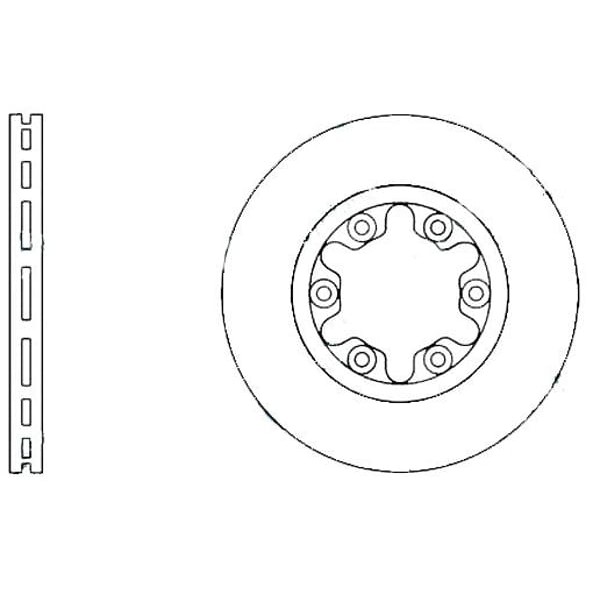 MGA 50385 Fren Diski Ön Ranger 98- / B2500 4Wd 98-02 Havalı 274Mm 