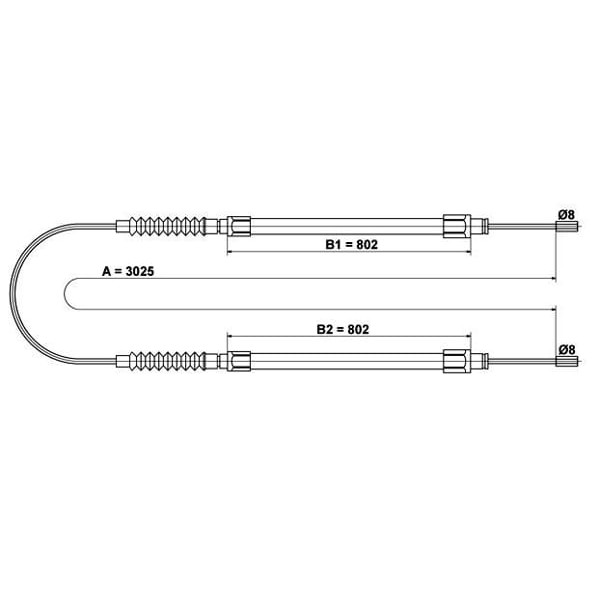 MGA 53170 El Fren Teli Ducato 94- / Boxer 94- / Jumper 94- 