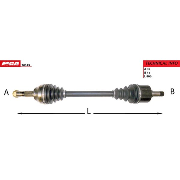 MGA 70149 Aks Sol Ducato / Boxer / Jumper 06- 2.2 Mjtd 2.3 Mjtd 