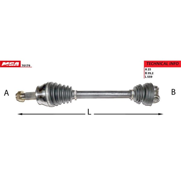 MGA 70179 Aks Sağ 1.3 Jtd 