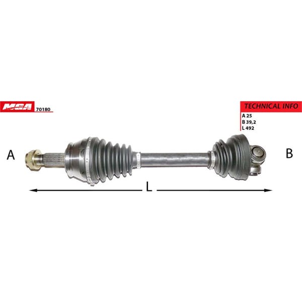 MGA 70180 Aks Sol Doblo 10- 1.3 Jtd 