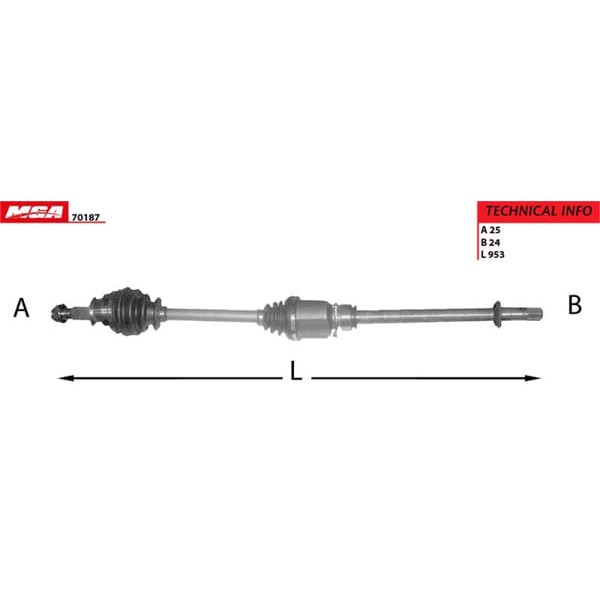 MGA 70187 Aks Sağ 1.3 Mjtd Mıllı Komple 