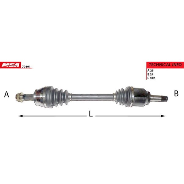MGA 70191 Aks Sol Linea 07- 1.3 Jtd 90 Hp Komple Mıllı 