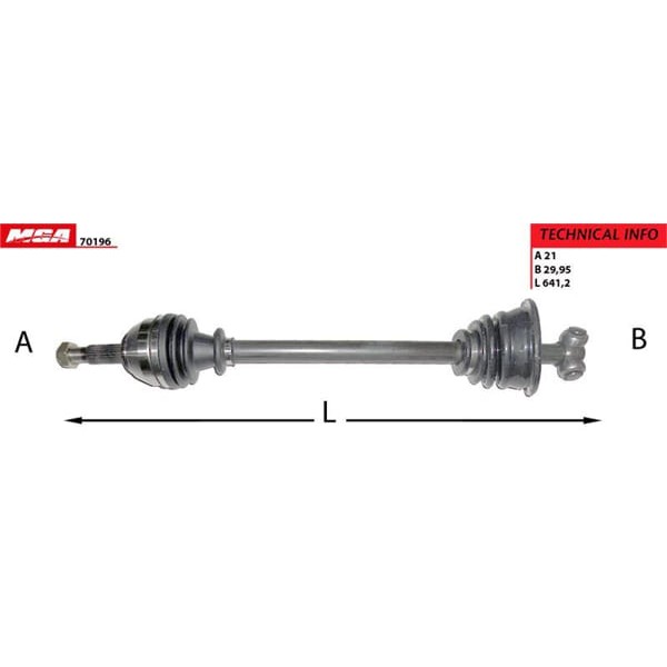 MGA 70196 Aks Sol R19 1.9D 