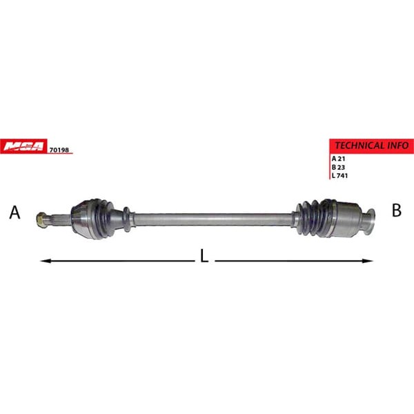 MGA 70198 Aks Sağ R21 Manager 