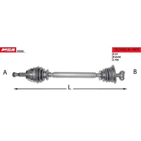 MGA 70220 Aks Sol Abssız Laguna I 1.6 16V Absli Rulmandan Okuyan 