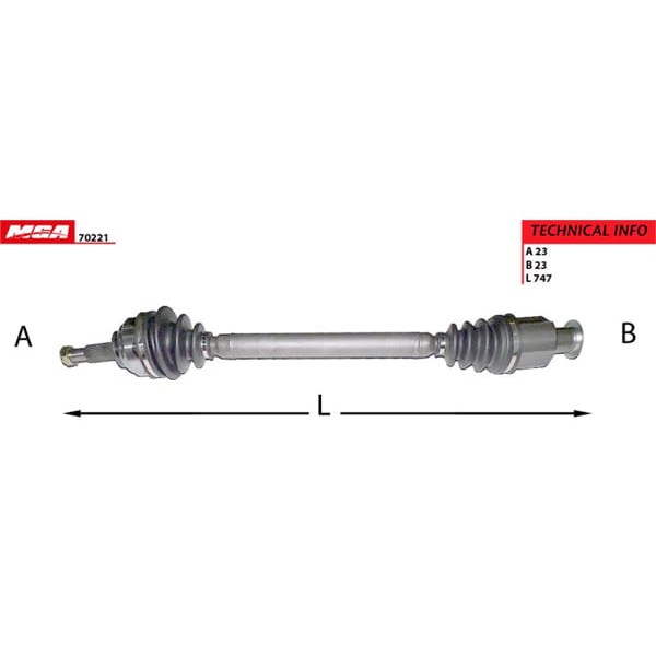 MGA 70221 Aks Sağ Abssız Laguna I 1.6 16V Absli Rulmandan Okuyan