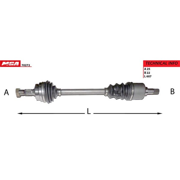 MGA 70272 Aks Sol 306 1.6 8V Tu5Jp İnce Freze 