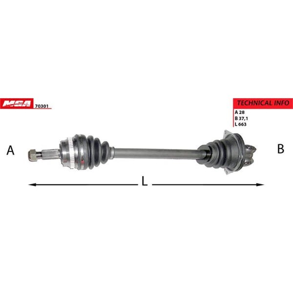 MGA 70301 Aks Sol Absli 51D Master II / Movano 2.5 DCI 