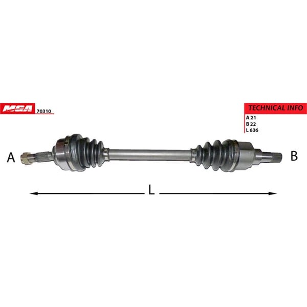 MGA 70310 Aks Sol C3 1.4 HDI 8V 70Hp Ma Sanz 