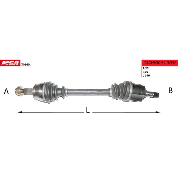 MGA 70340 Aks Sol Corsa D 06- 1.3 Cdtı Djt Motor 