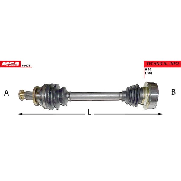 MGA 70403 Aks Sol Polo / Cordoba Ibiza / Fabia 1.4 16V Bby Bky Bbz