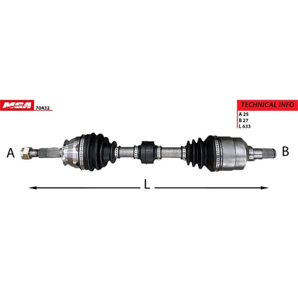 MGA 70432 Aks Sol Absli Accent Era 07-11 1.5 CRDI