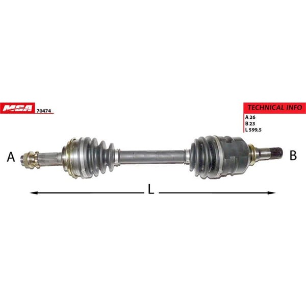 MGA 70474 Aks Sol Corolla 88-98 Ae92 Ae100 Ae101 Ae111