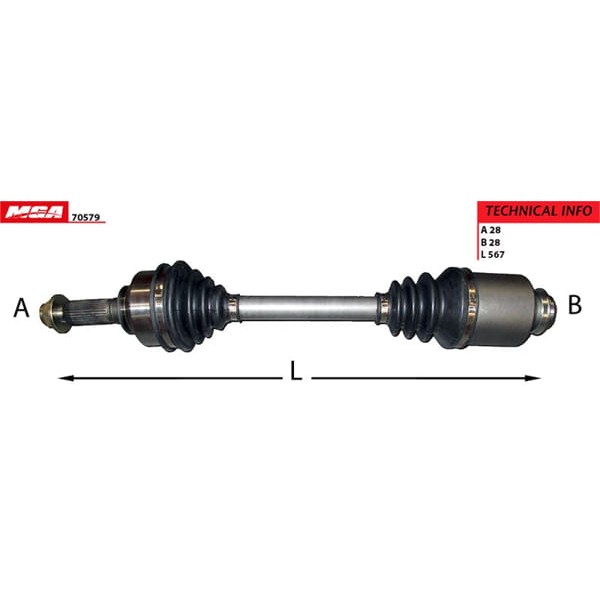 MGA 70579 Aks Sağ Sorento 02-10 