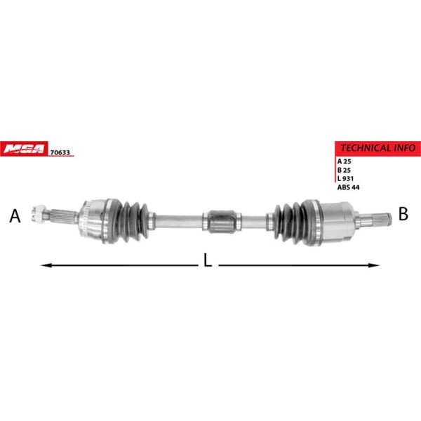 MGA 70633 Aks Sol Absli İ30 08-11 Dizel Manuel