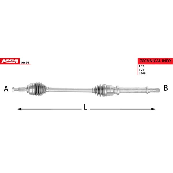 MGA 70634 Aks Sağ Absli CLIO IV 1.2 