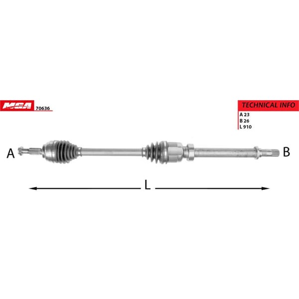 MGA 70636 Aks Sağ Absli CLIO IV 1.5 DCI