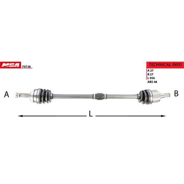 MGA 70738 Aks Sağ Absli Tucson 04-10 Manuel