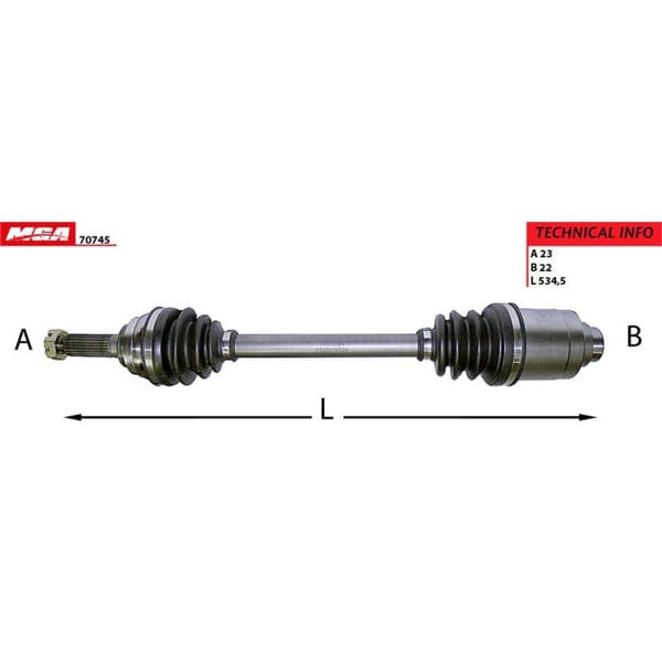 MGA 70745 Aks Sol Alto 91-00