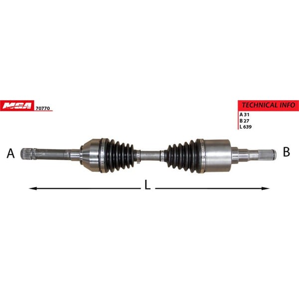 MGA 70770 Aks Sağ Xenon 11-14