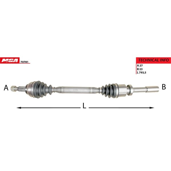 MGA 70781 Aks Sağ Laguna II 