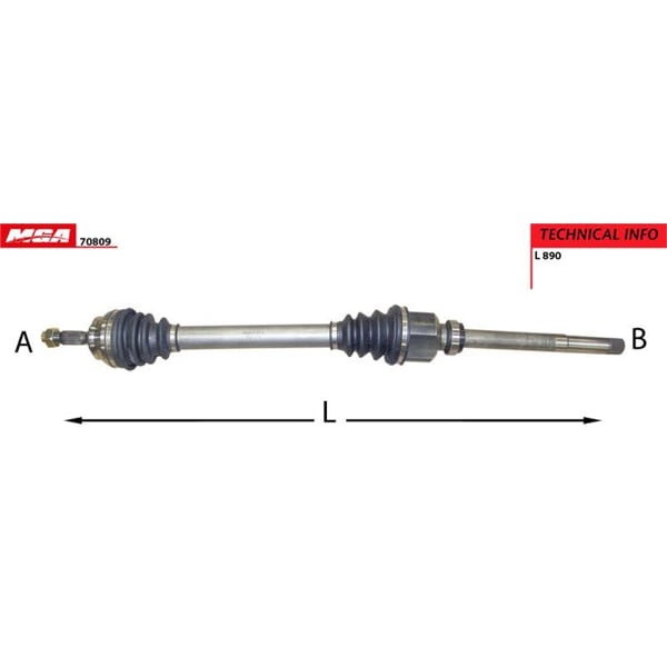 MGA 70809 Aks Sağ 301 / C-Elysee 1.6 HDI 