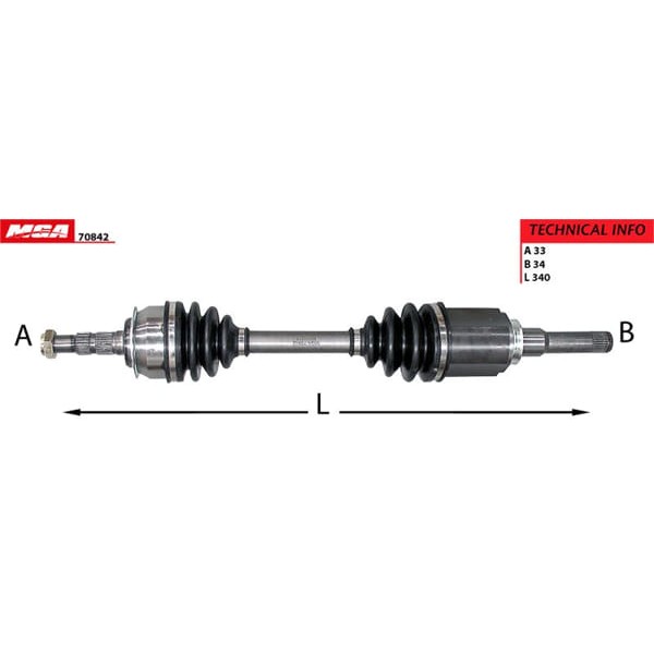 MGA 70842 Aks Sol Cruze 09- 1.6 At 