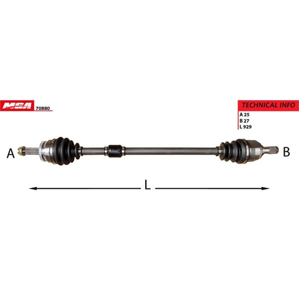 MGA 70880 Aks Sağ Absli Accent Blue 12-14 At