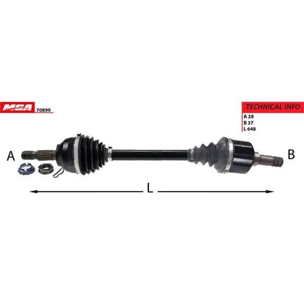 MGA 70899 Aks Sol 407 / C5 2.2 HDI Dw12Bted4 2.0 HDI Dw10Bted4